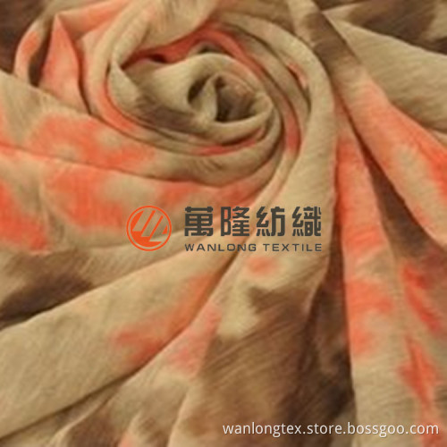 Patterned Chiffon Fabric for Fashion Dress